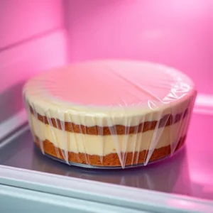 A-banana-cream-pie-stored-in-a-refrigerator-with-plastic-wrap-covering-the-surface-tightly-to-prevent-browning-recipesfair.com