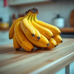 A-bunch-of-overripe-bananas-on-a-kitchen-counter-ready-for-baking