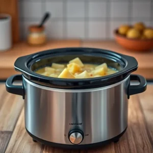 -crock-pot-with-potato-soup-simmering-uncovered