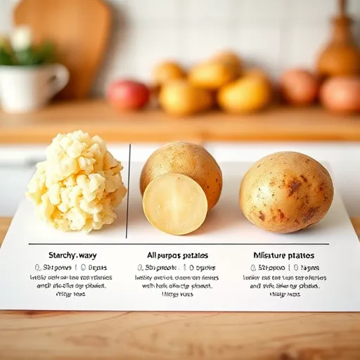 A-diagram-comparing-starchy-waxy-and-all-purpose-potatoes-with-visual-indicators-of-texture-and-moisture-levels-recipesfair.com