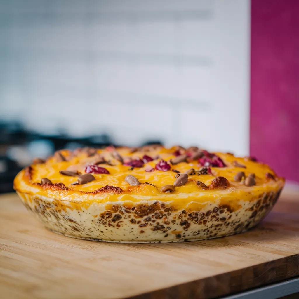 A-fresh-out-of-the-oven-John-Wayne-casserole-with-golden-brown-cheese-and-colorful-toppings