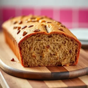  Is Cornbread Healthy? A-loaf-of-whole-grain-cornbread-with-visible-seeds-and-nuts-baked-in.