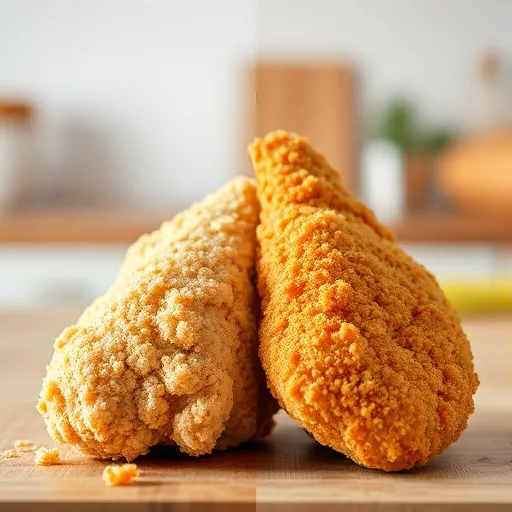 A-side-by-side-comparison-showing-common-breading-mistakes-e.g.-uneven-coating-soggy-texture-recipesfair.com