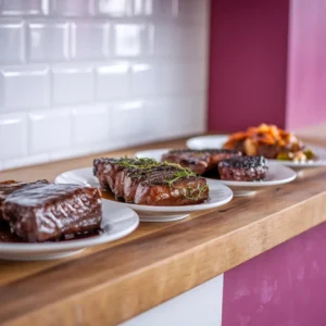 A-side-by-side-layout-showing-short-ribs-cooked-with-different-methods-braised-slow-cooked-grilled-and-roasted