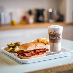 A-tray-featuring-a-Breakfast-Baconator-Frosty-ccino-and-seasoned-potatoes-served-on-a-bright-and-inviting-table-creating-a-morning-vibe