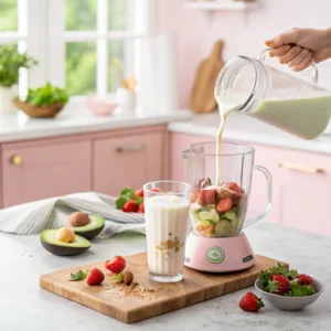How to Make Hailey Bieber Smoothie Preparing Hailey Bieber Smoothie step by step.