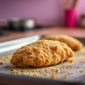 raw-chicken-breast-with-unevenly-applied-breading-next-to-a-fully-coated-breaded-piece-demonstrating-the-difference-preparation-can-make-recipesfair.com