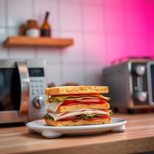 image-showing-sandwiches-being-prepared-in-a-microwave-toaster-oven-and-conventional-oven-emphasizing-versatility-recipesfair.com